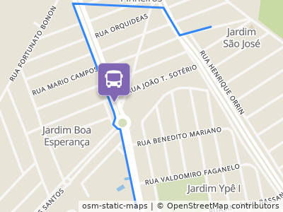 Mapa da parada