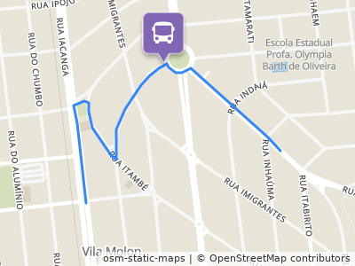 Mapa da parada