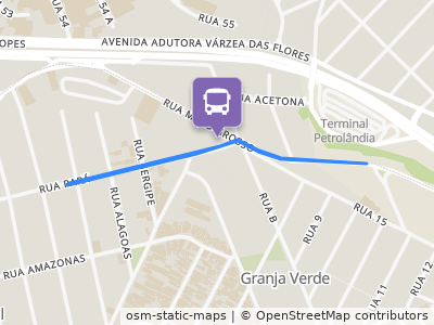 Mapa da parada