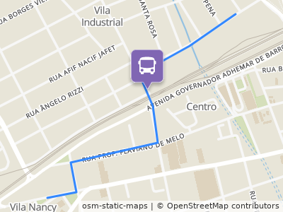 Mapa da parada