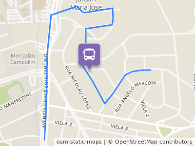 Mapa da parada