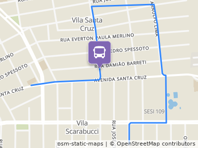 Mapa da parada