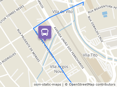 Mapa da parada