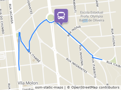 Mapa da parada