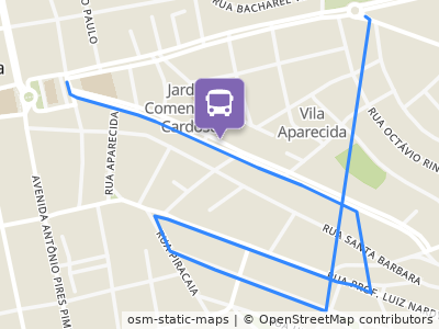 Mapa da parada