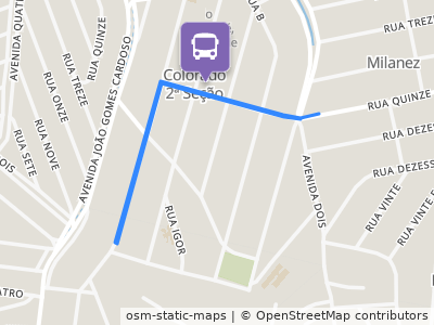 Mapa da parada