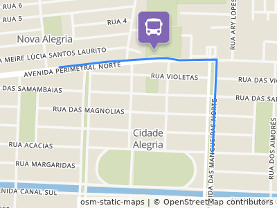 Mapa da parada