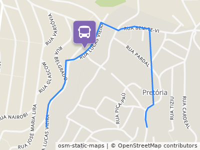 Mapa da parada