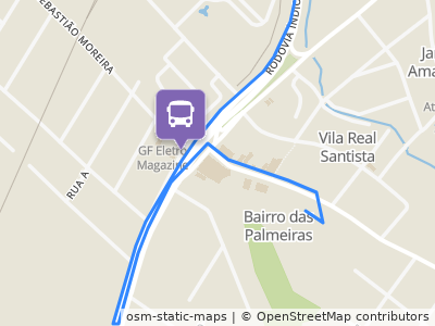 Mapa da parada