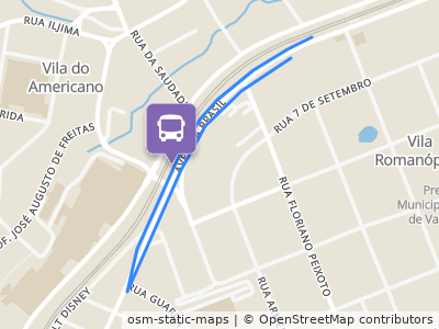 Mapa da parada