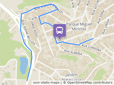 Mapa da parada
