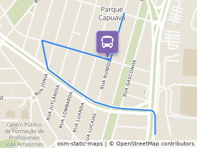 Mapa da parada