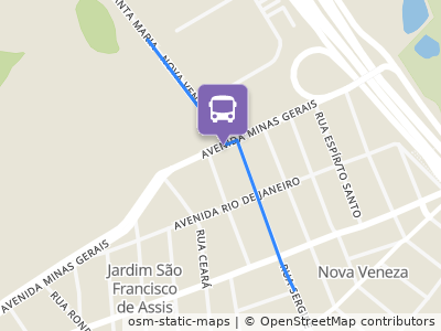 Mapa da parada