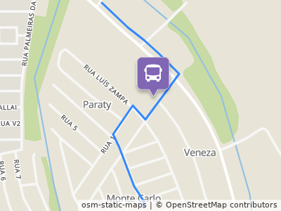 Mapa da parada