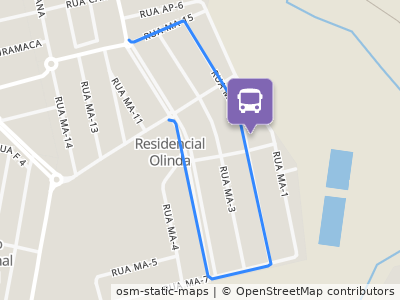 Mapa da parada