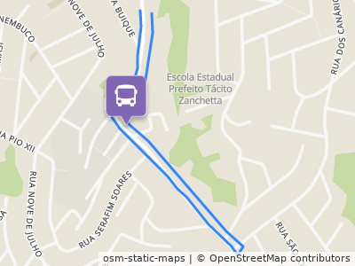 Mapa da parada
