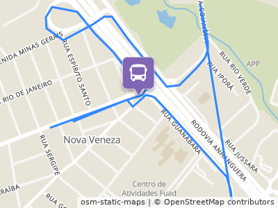 Mapa da parada