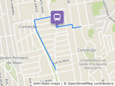Mapa da parada