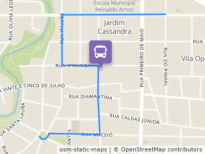 Mapa da parada