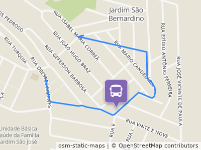 Mapa da parada