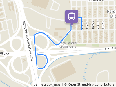Mapa da parada