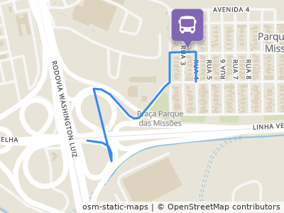 Mapa da parada