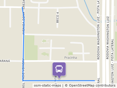 Mapa da parada