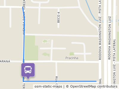 Mapa da parada