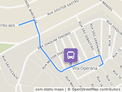 Mapa da parada