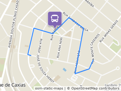 Mapa da parada