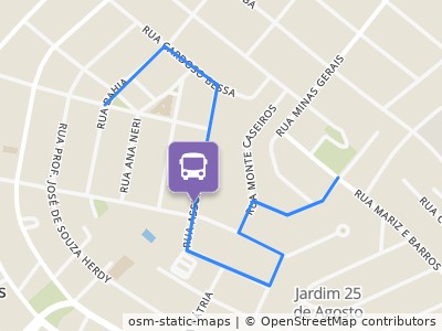 Mapa da parada