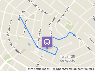 Mapa da parada