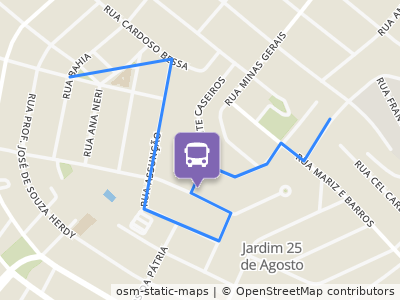 Mapa da parada