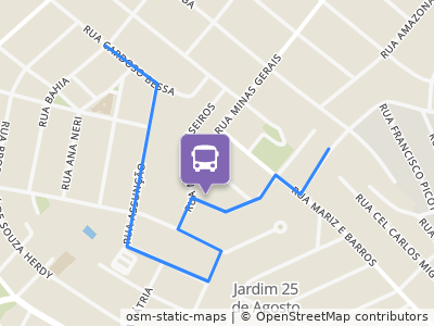 Mapa da parada