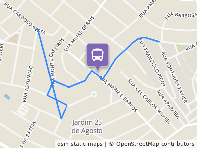 Mapa da parada