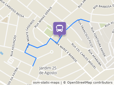 Mapa da parada
