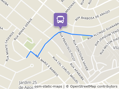 Mapa da parada