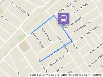 Mapa da parada