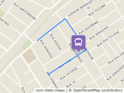 Mapa da parada