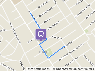 Mapa da parada