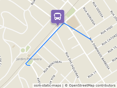 Mapa da parada