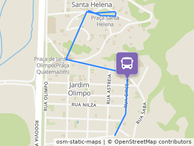 Mapa da parada