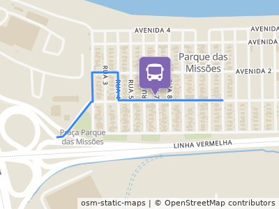 Mapa da parada