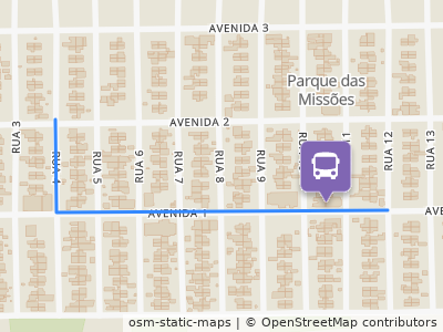 Mapa da parada