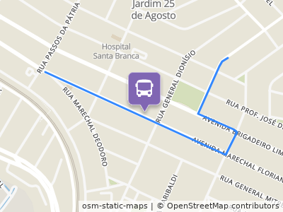 Mapa da parada