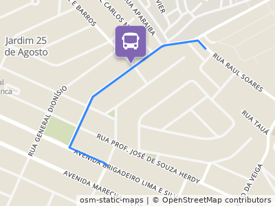 Mapa da parada