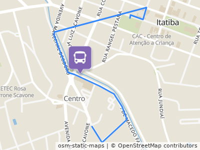 Mapa da parada