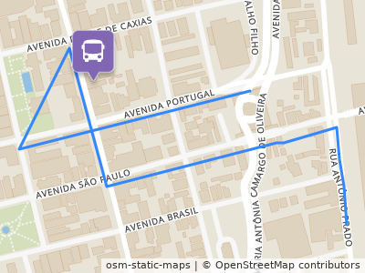 Mapa da parada