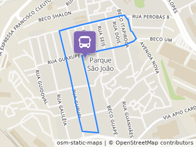 Mapa da parada