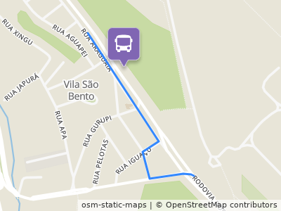 Mapa da parada